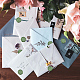 CHGCRAFT 50Pcs Flower Pettern Wax Seal Stickers Envelope Seal Stickers Wedding Invitation Envelope Seals Self Adhesive Stickers for Party Invitation Wrapping DIY-CA0006-16M-6