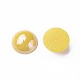 Pearlized Plated Opaque Glass Cabochons PORC-S801-10mm-M-2