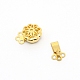 Застежки латунные коробки KK-WH0034-69G-2