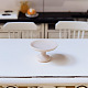 磁器ミニチュア フルーツ トレイの装飾品  マイクロランドスケープガーデンドールハウスアクセサリー  小道具の装飾のふりをする  雪  25x15mm PORC-PW0001-056D-1