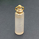 Colgantes de botella de perfume de ágata natural BOTT-PW0002-067-1