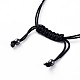 Bracelets de perles tressées réglables en corde de nylon unisexe BJEW-JB04887-01-4