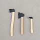 3 Stück Holzaxt-Miniaturornamente&nbsp;PW-WGC4F0E-01-1