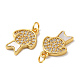 925 Sterling Silver Micro Pave Cubic Zirconia Charms STER-I010-37G-2