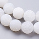 Chapelets de perles en agate naturelle craquelée G-G055-10mm-5-3