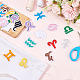 FINGERINSPIRE 48 Pcs Zodiac Signs Applique Iron On/Sew on Patch Applique 12 Constellations Embroidered Cloth Patches Assorted Colors Decorative DIY Patches for Bag Clothes Dress Hat Jeans Shoes DIY-FG0003-57-6