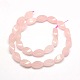 Natural Twist Rose Quartz Beads Strands G-L243A-08-2