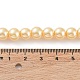Cottura dipinto di perle di vetro perlato fili di perline rotondo X-HY-Q330-8mm-61-4