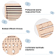 Набор деревянных измерительных инструментов для вязания TOOL-WH0201-02-4