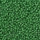 MIYUKIデリカビーズ  シリンダー  日本製シードビーズ  11/0  (db0724) 不透明な緑  1.3x1.6mm  穴：0.8mm  約2000PCS /ボトル  10 G /ボトル SEED-JP0008-DB0724-3