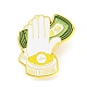 Hands Holding Dollar Enamel Pins JEWB-F026-01-1
