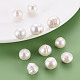 Perlas de perlas naturales keshi PEAR-N020-B02-1