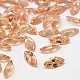 Cubic Zirconia Pointed Back Cabochons ZIRC-M003-10x5mm-001-1