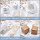 BENECREAT 2Pcs 2 Styles Round Handmade Porcelain Wind Chimes HJEW-BC0001-13-4