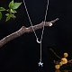 Trendy 925 Sterling Silver Pendant Necklace NJEW-BB30733-4
