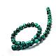 Chapelets de perles en pierres précieuses de turquoise synthétique TURQ-S280-10mm-04-3