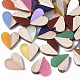 Resin & Wood Two Tone Cabochons X-RESI-R425-04-1