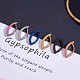 6Pcs 6 Color 304 Stainless Steel Curved Belly Ring Hoop JX496A-01-4