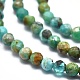 Chapelets de perles en turquoise naturelle G-P438-C06-2mm-3