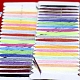 Colorful Polyester Embroidery Threads for Cross Stitch SENE-PW0002-047-2