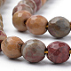 Chapelets de perles en jaspe arc-en-ciel rouge G-Q462-85-10mm-3