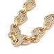Parures de bijoux bracelets et colliers coeur zircone cubique SJEW-M098-01G-3