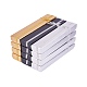 Benecreat長方形の厚紙のブレスレットボックス  内部のスポンジとサテンリボンbowknotsと  ミックスカラー  20x4.1x2.4cm CBOX-BC0001-04-2