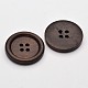 4-Hole Dyed Wooden Buttons BUTT-D039-26-01-1