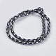 Non-Magnetic Synthetic Hematite Beads G-H1078-1-2