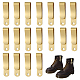 20 x Krawattenklammern aus Messing&nbsp;KK-SC0007-10C-1