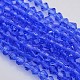 Faceted Bicone Glass Beads Strands EGLA-P017-4mm-10-1