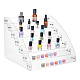 Présentoirs cosmétiques acryliques transparents assemblés à 7 niveau ODIS-WH0030-35-1