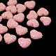 Heart Resin Rhinestone Beads RESI-R156-01-1