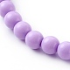 Bracelets de perles extensibles acryliques opaques pour enfants BJEW-JB06221-7