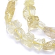 Rohe raue natürliche Zitronenjade Perlen Stränge G-I279-B11-3