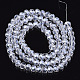 Chapelets de perles en verre électroplaqué EGLA-A034-T10mm-A08-2