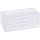 Transparent Plastic Bead Containers CON-BC0006-06A-8
