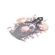 ローズマナー防水ペット自己粘着装飾ステッカー 20 枚  DIYスクラップブッキング用  ピンク  56~65x41~65x0.2mm DIY-M053-06D-3