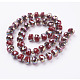 Electroplate Opaque Glass Beads Strands EGLA-E051-HR8mm-A01-2