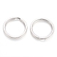 304 Stainless Steel Keychain Clasp Findings STAS-35D-1