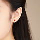 Boucles d'oreilles clous en argent sterling plaqué rhodium et émail EJEW-FF0008-006P-6
