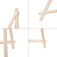 Cavalletto pieghevole in legno DIY-WH0143-70-4