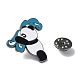 Булавки с эмалью в виде панды на спортивную тематику JEWB-P026-A11-3