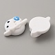 Cabochons en résine opaque thème espace&nbsp;CRES-WH0001-50-2
