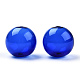 Transparent Blow High Borosilicate Glass Globe Beads GLAA-T003-09F-2