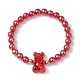 Ensemble de bracelets extensibles en perles d'ours en acrylique BJEW-JB10048-4