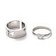 304 Stainless Steel Finger Rings Sets RJEW-F117-01P-1