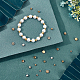 Chgcraft 1240pcs 10 perles en plastique de style ccb CCB-CA0001-07-4