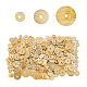 SUPERFINDINGS 420Pcs 3 Styles  Brass Spacer Beads KK-FH0007-01-1