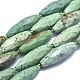 Natural Chrysocolla Beads Strands G-O179-G09-1